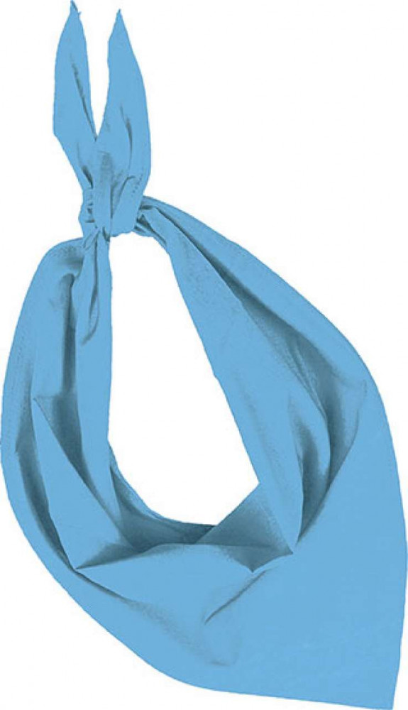 Uniszex fejpánt K-UP KP064 Fiesta - Bandana -Egy méret, Sky Blue