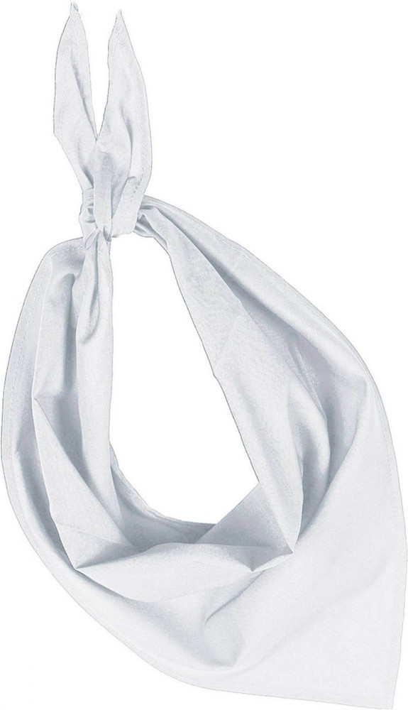 Uniszex fejpánt K-UP KP064 Fiesta - Bandana -Egy méret, White