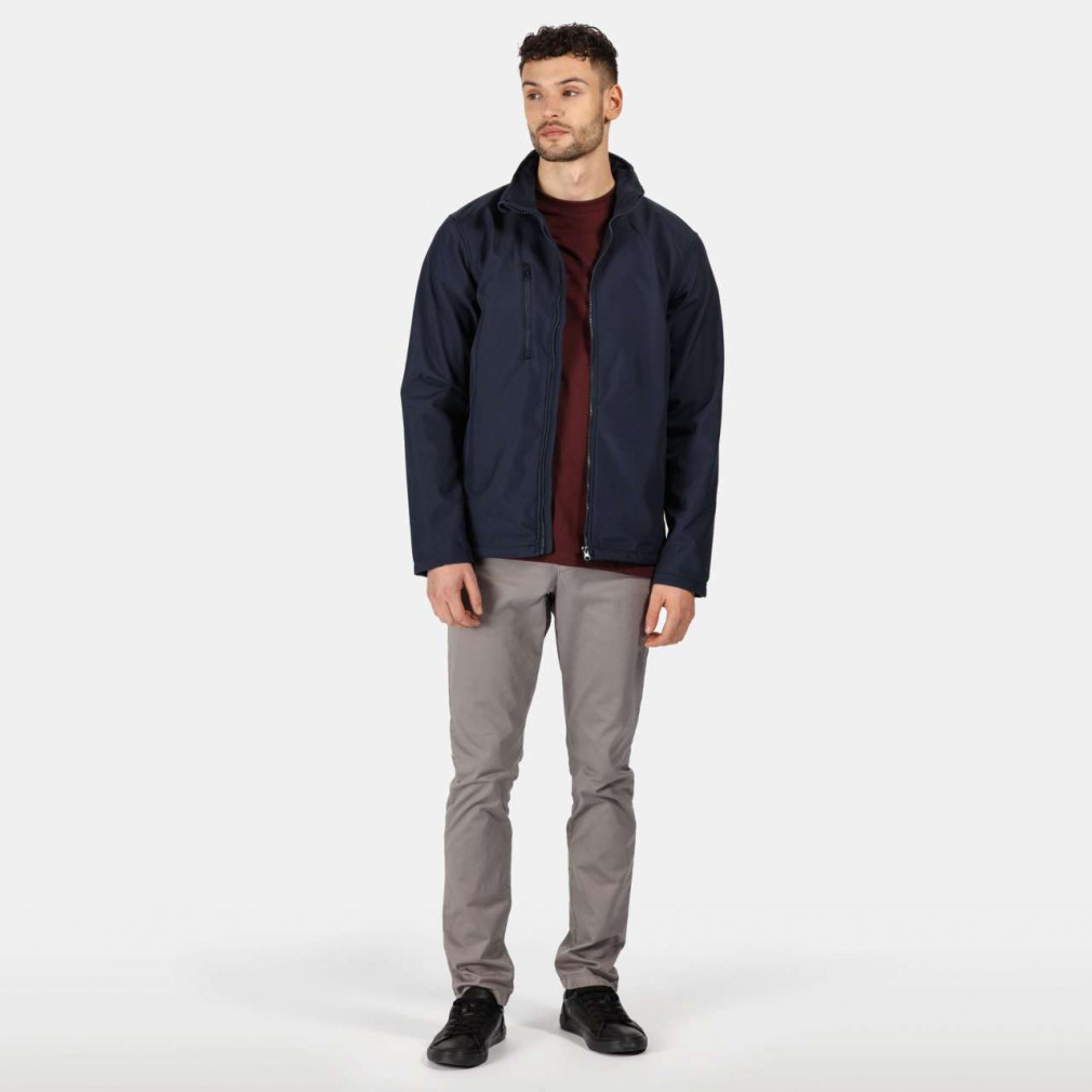 Uniszex kabát Regatta RETRA610 Ablaze 3 Layer printable Softshell Jacket -L, Navy/Navy