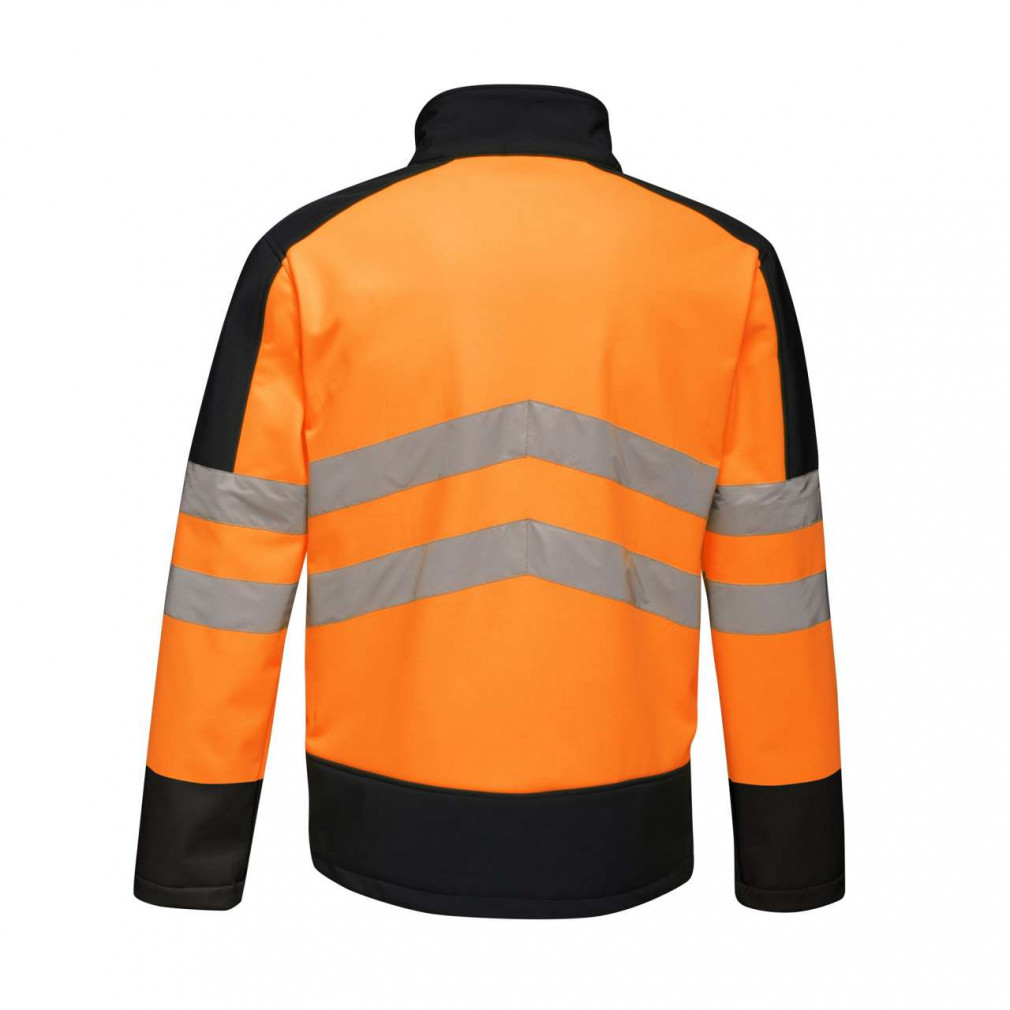 Uniszex Softshell Regatta RETRA625 Hi-vis pro 3 Layer Softshell -3XL, Orange/Navy