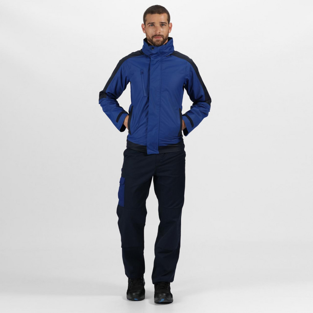Férfi Softshell Regatta RETRA650 Hydroforce - 3-Layer Membrane Hooded Softshell -L, Black/Black