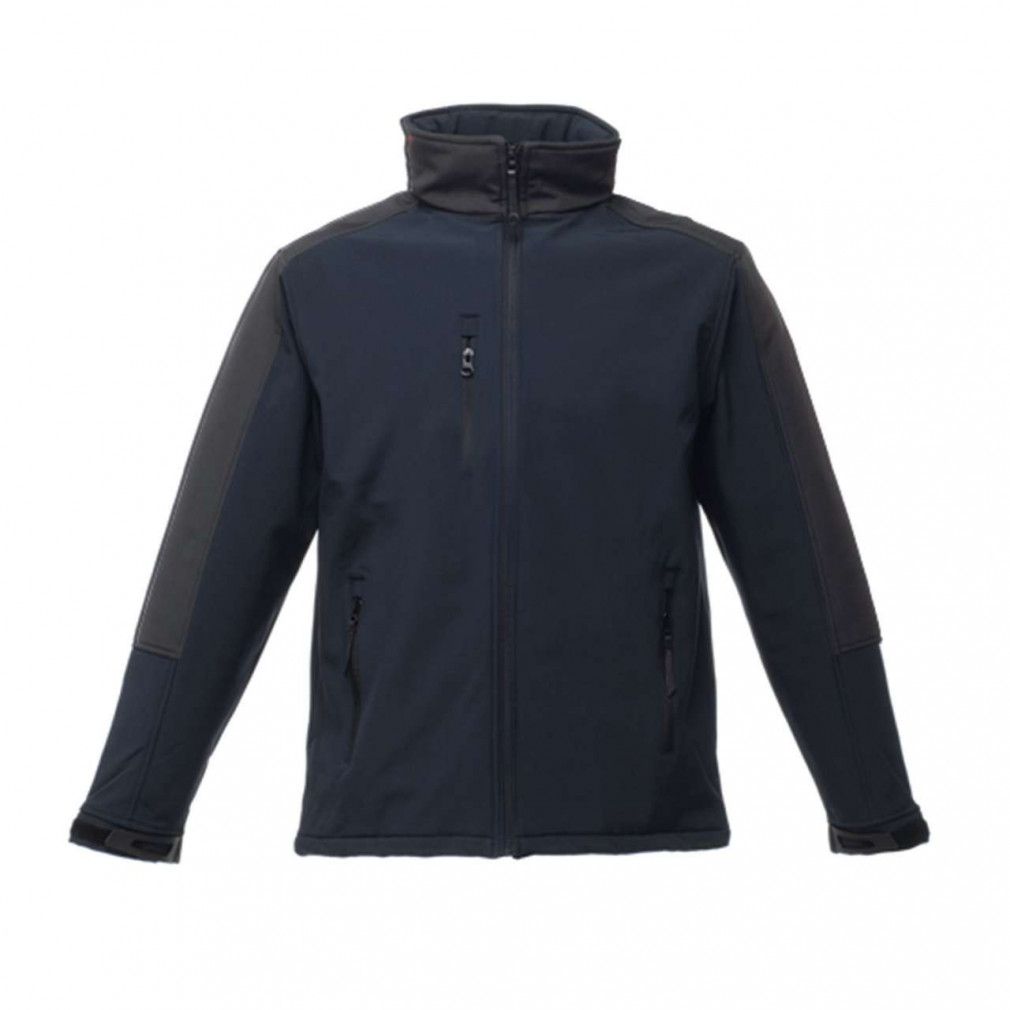 Férfi Softshell Regatta RETRA650 Hydroforce - 3-Layer Membrane Hooded Softshell -XL, Navy/Black