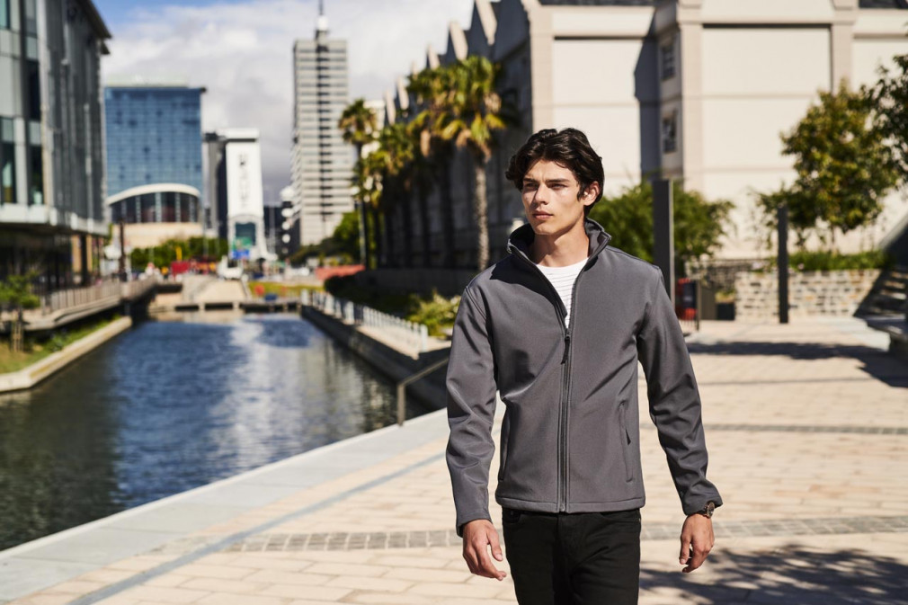 Férfi Softshell Regatta RETRA654 Reid - Softshell -XS, Seal Grey/Black