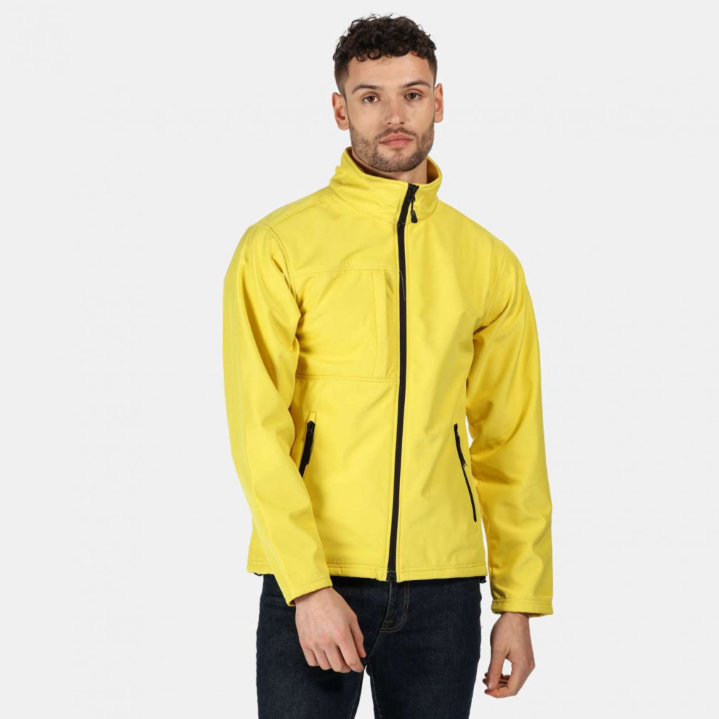 Férfi Softshell Regatta RETRA688 Men'S Octagon Ii printable 3 Layer Membrane Softshell -4XL, Bright Yellow/Black