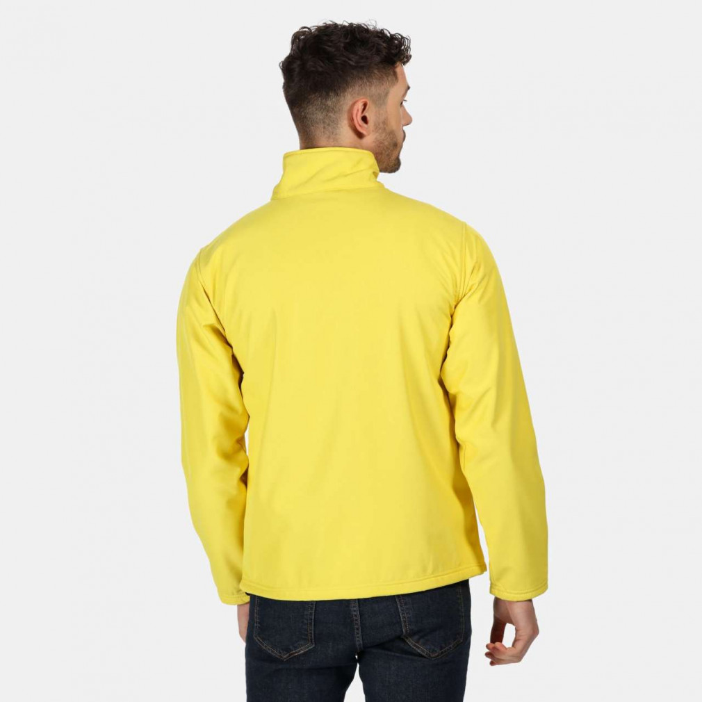 Férfi Softshell Regatta RETRA688 Men'S Octagon Ii printable 3 Layer Membrane Softshell -4XL, Bright Yellow/Black