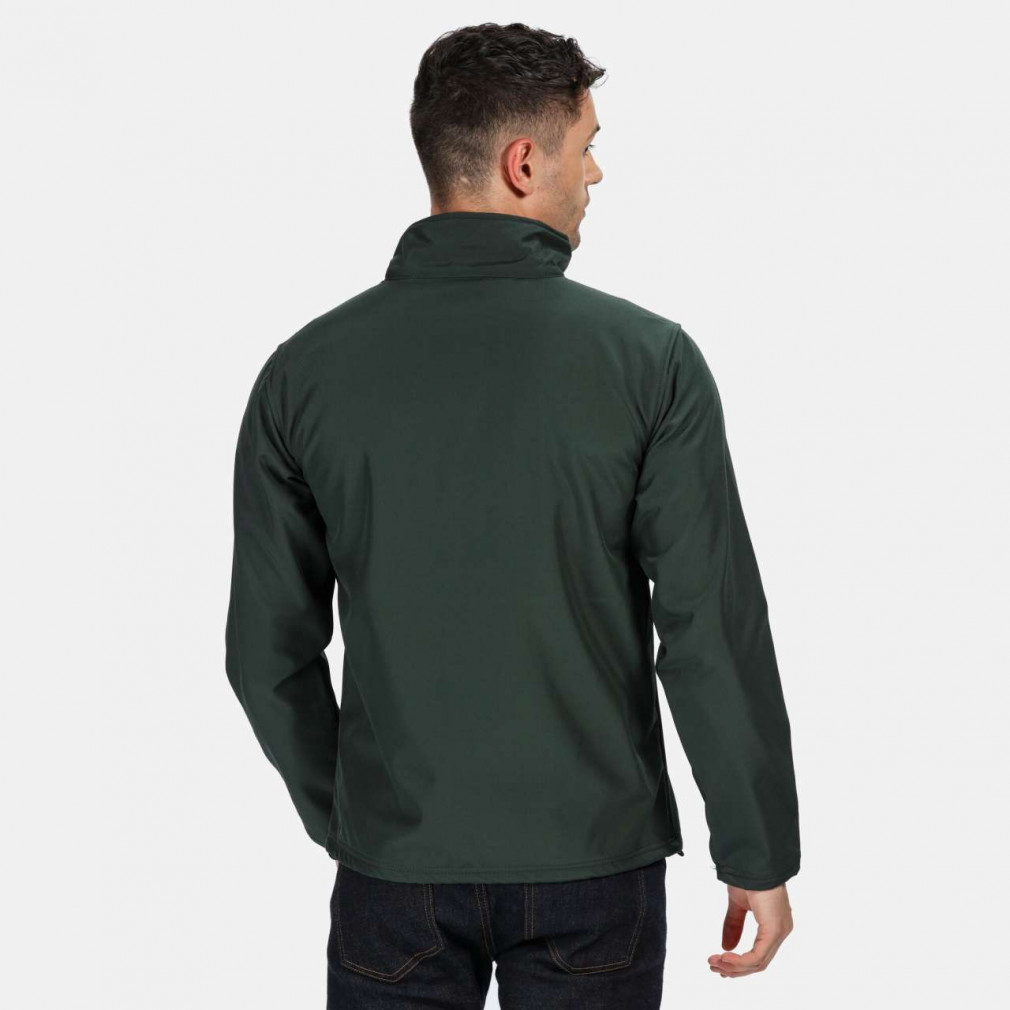 Férfi Softshell Regatta RETRA688 Men'S Octagon Ii printable 3 Layer Membrane Softshell -3XL, Dk Spruce/Black