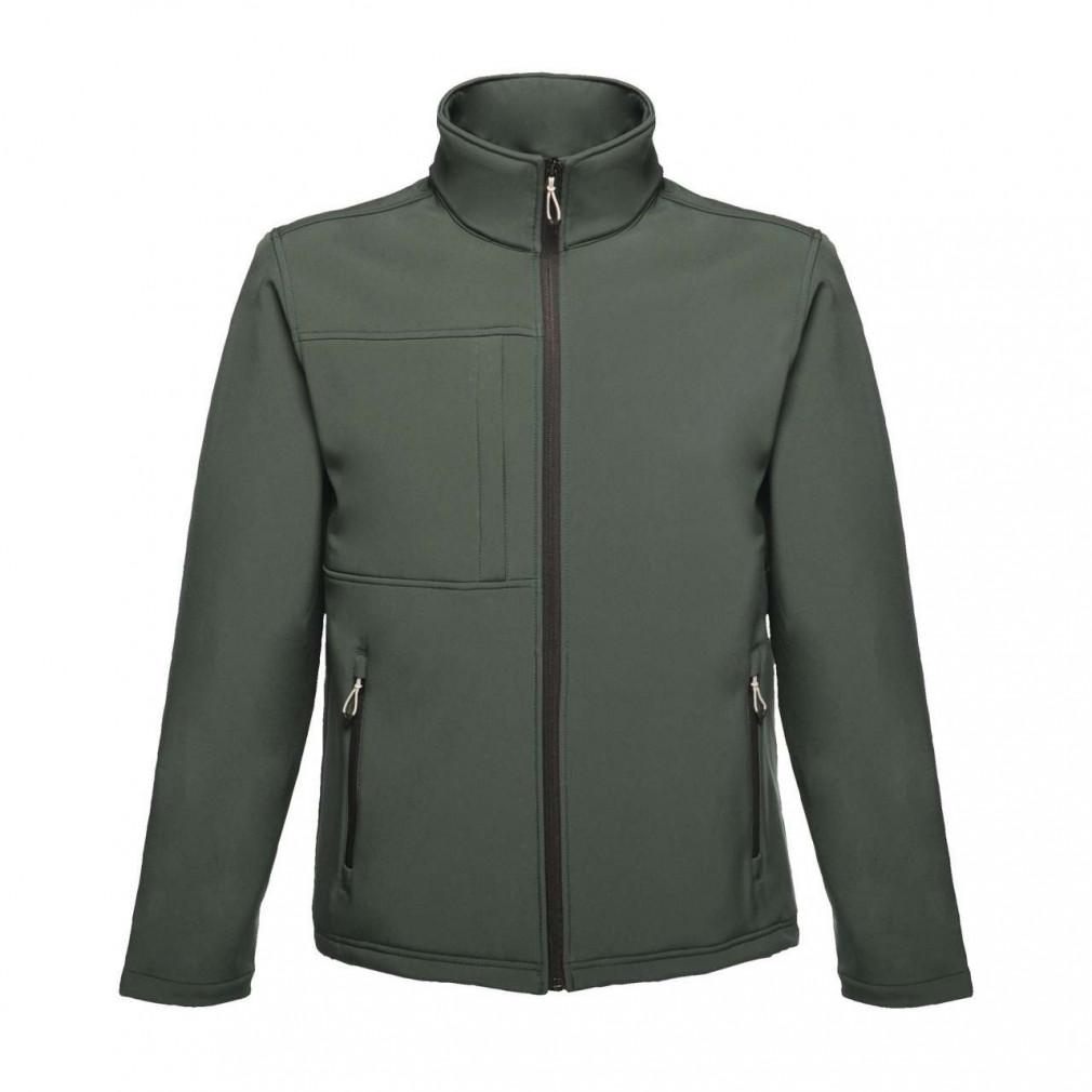 Férfi Softshell Regatta RETRA688 Men'S Octagon Ii printable 3 Layer Membrane Softshell -4XL, Dk Spruce/Black