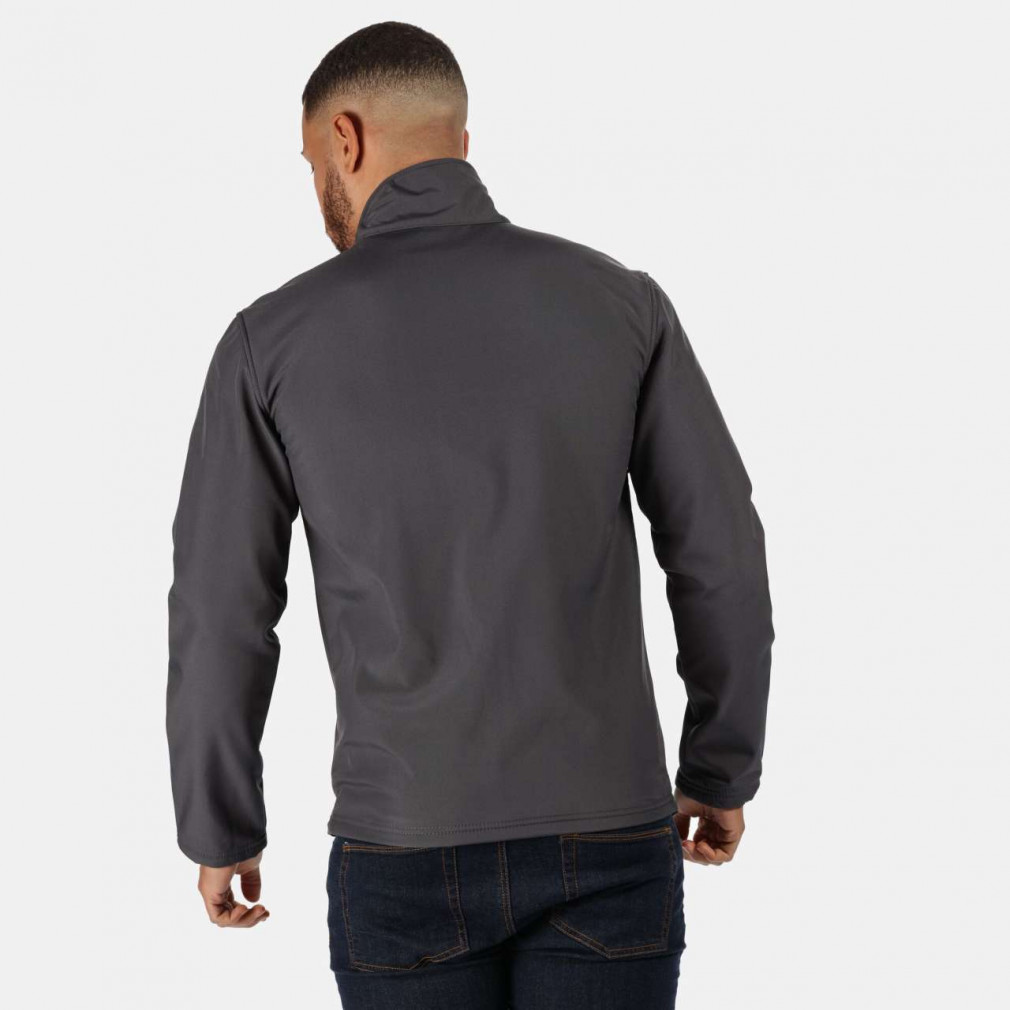 Férfi Softshell Regatta RETRA688 Men'S Octagon Ii printable 3 Layer Membrane Softshell -XL, Seal Grey/Black