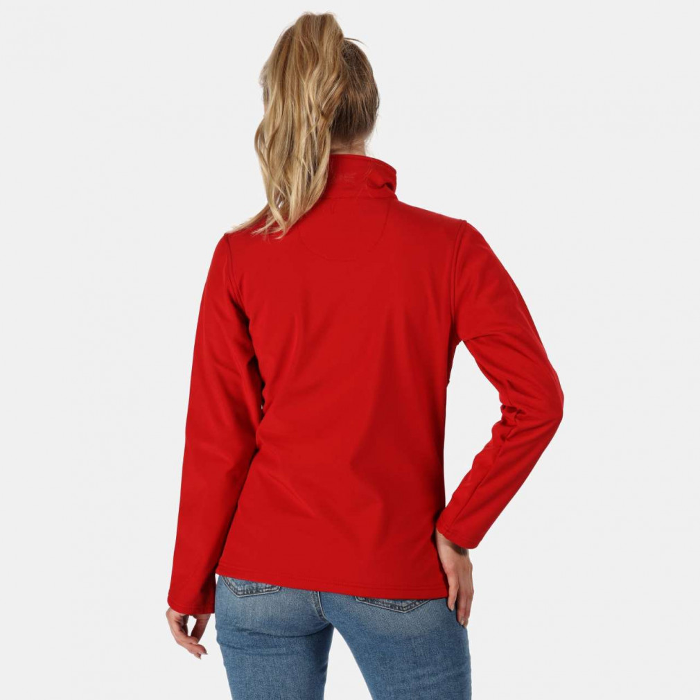 Női Regatta RETRA689 Women'S Octagon Ii printable 3 Layer Membrane Softshell -L, Classic Red/Black