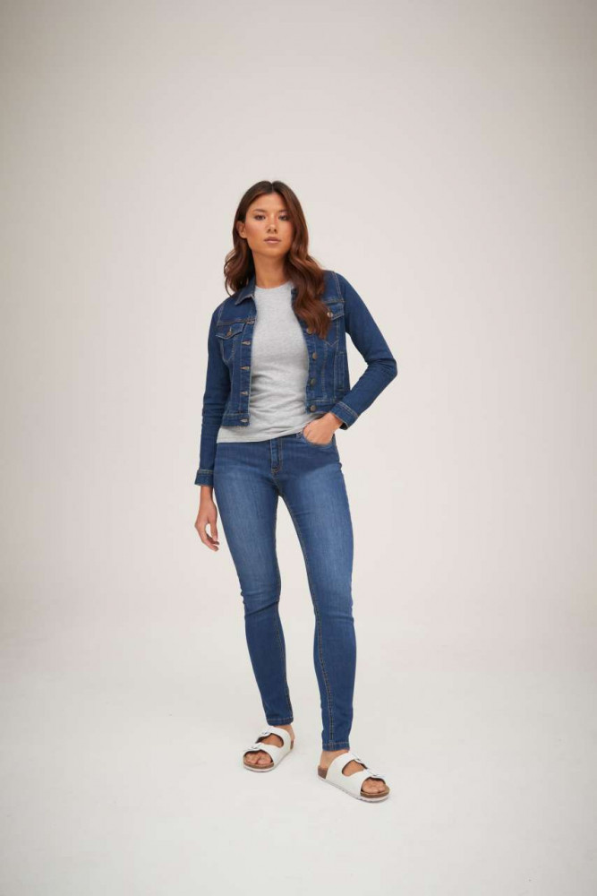 Női kabát So Denim SD065 Olivia Denim Jacket -XS, Light Blue Wash