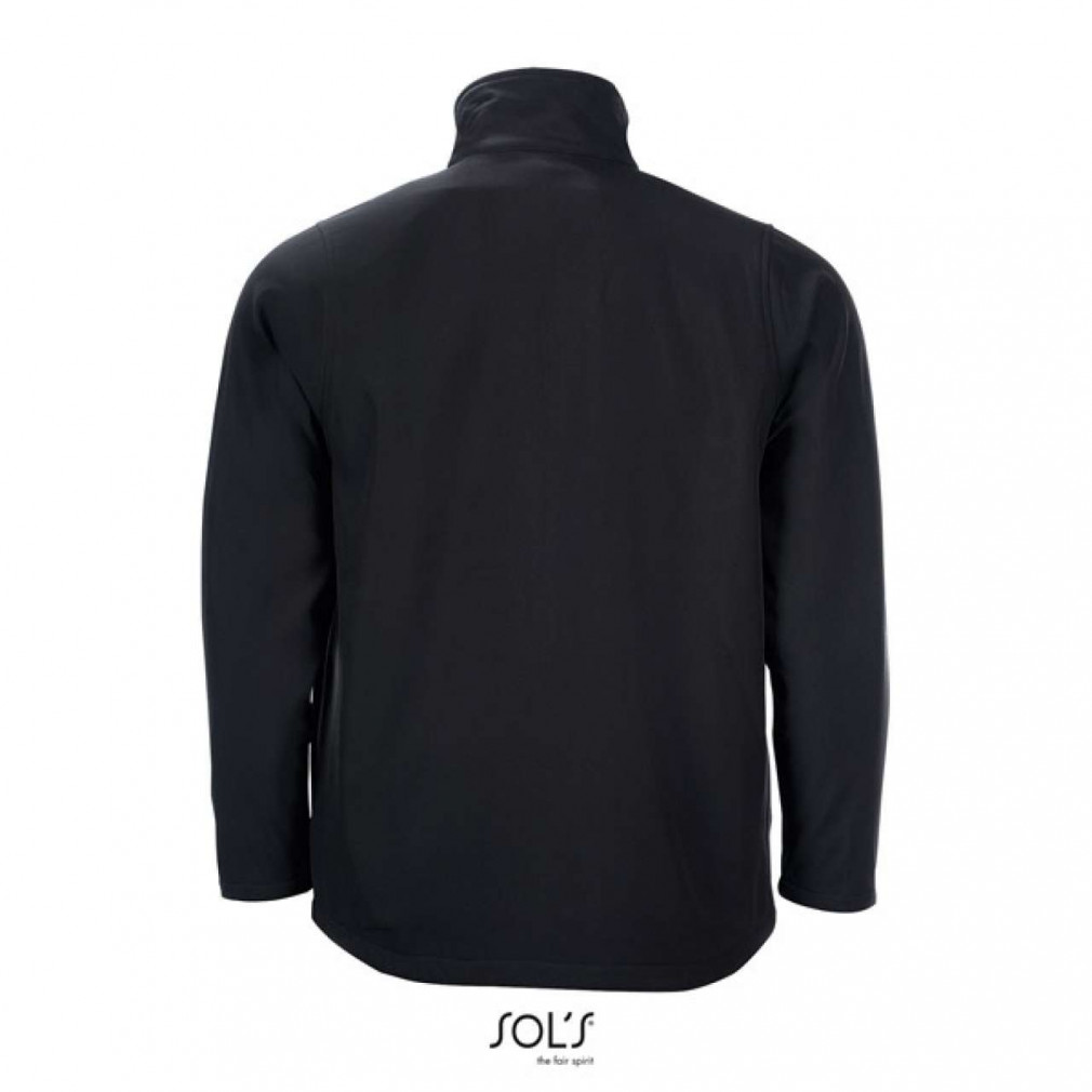 Férfi kabát SOL'S SO01195 Sol'S Race Men - Softshell Zip Jacket -S, Black