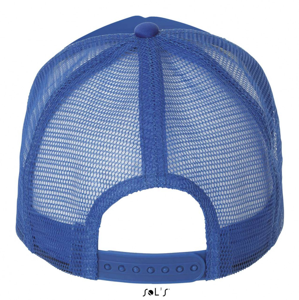Uniszex sapka SOL'S SO01668 Sol'S Bubble - Five panel Mesh Cap -Egy méret, Royal Blue