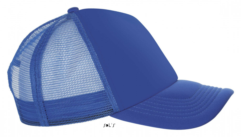 Uniszex sapka SOL'S SO01668 Sol'S Bubble - Five panel Mesh Cap -Egy méret, Royal Blue