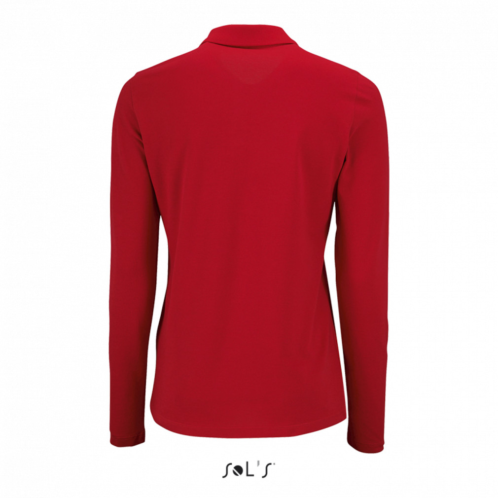Női galléros póló SOL'S SO02083 Sol'S perfect Lsl Women - Long-Sleeve piqué polo Shirt -2XL, Red Női galléros póló SOL'S SO02083 Sol'S perfect Lsl Women - Long-Sleeve piqué polo Shirt -2XL, Red