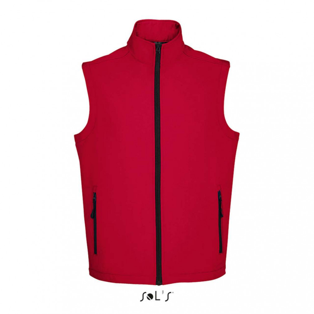 Férfi Softshell SOL'S SO02887 Sol'S Race Bw Men - Softshell Bodywarmer -L, Pepper Red