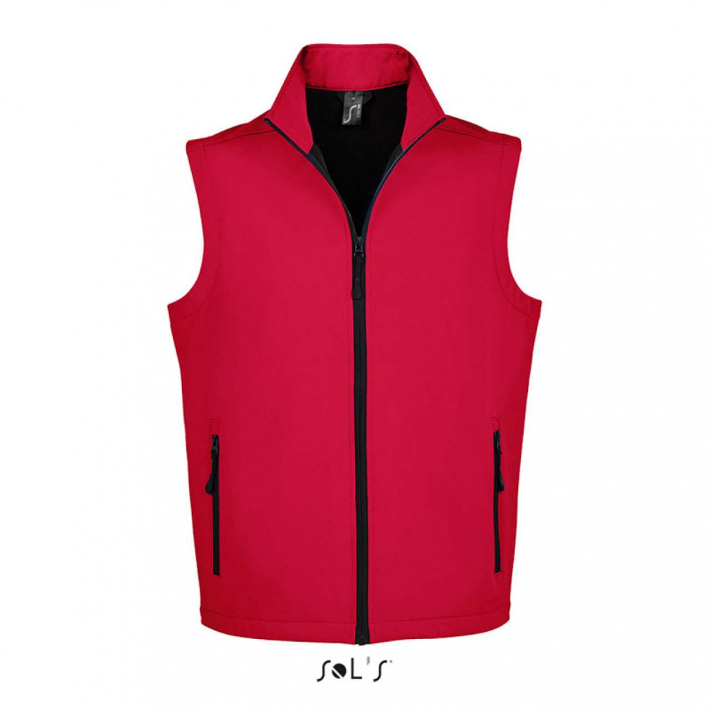 Férfi Softshell SOL'S SO02887 Sol'S Race Bw Men - Softshell Bodywarmer -S, Pepper Red