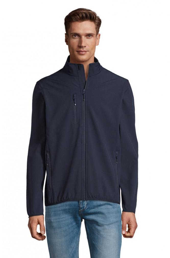 Férfi kabát SOL'S SO03090 Sol'S Radian Men - Softshell Zip Jacket -S, Black