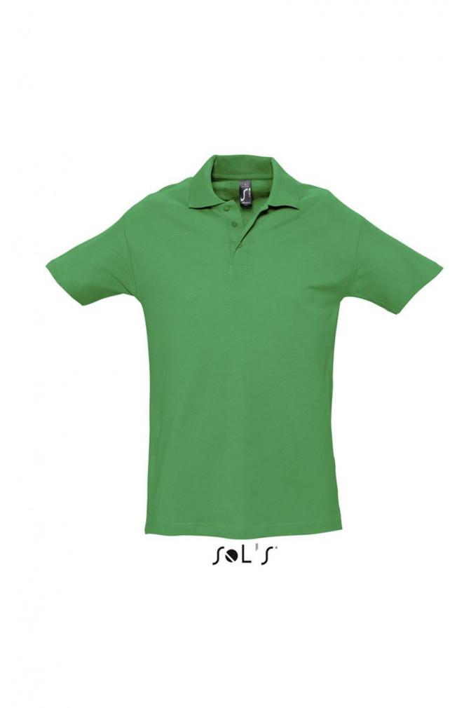 Férfi galléros póló SOL'S SO11362 Sol'S Spring Ii - Men’S pique polo Shirt -S, Kelly Green Férfi galléros póló SOL'S SO11362 Sol'S Spring Ii - Men’S pique polo Shirt -S, Kelly Green
