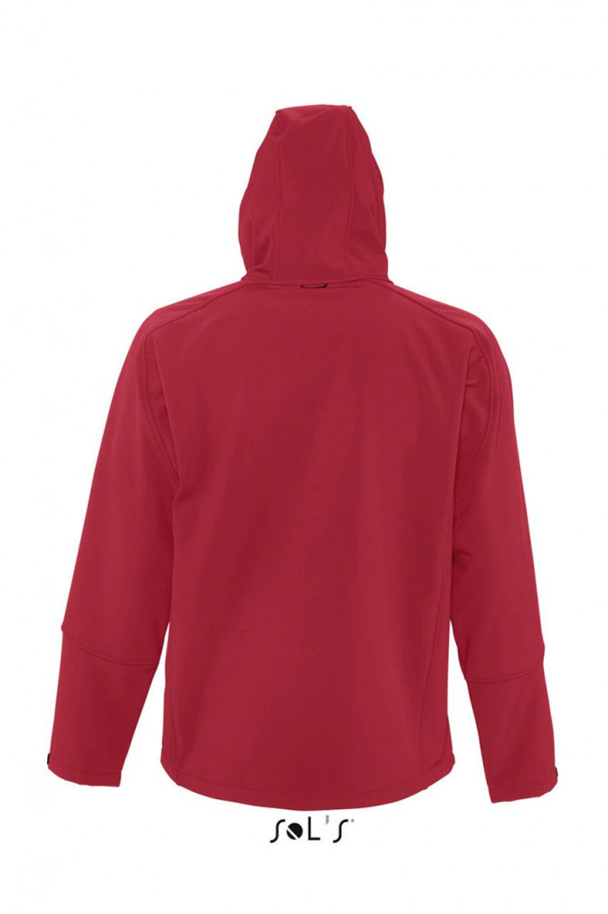 Férfi Softshell SOL'S SO46602 Sol'S Replay Men - Hooded Softshell -L, Pepper Red
