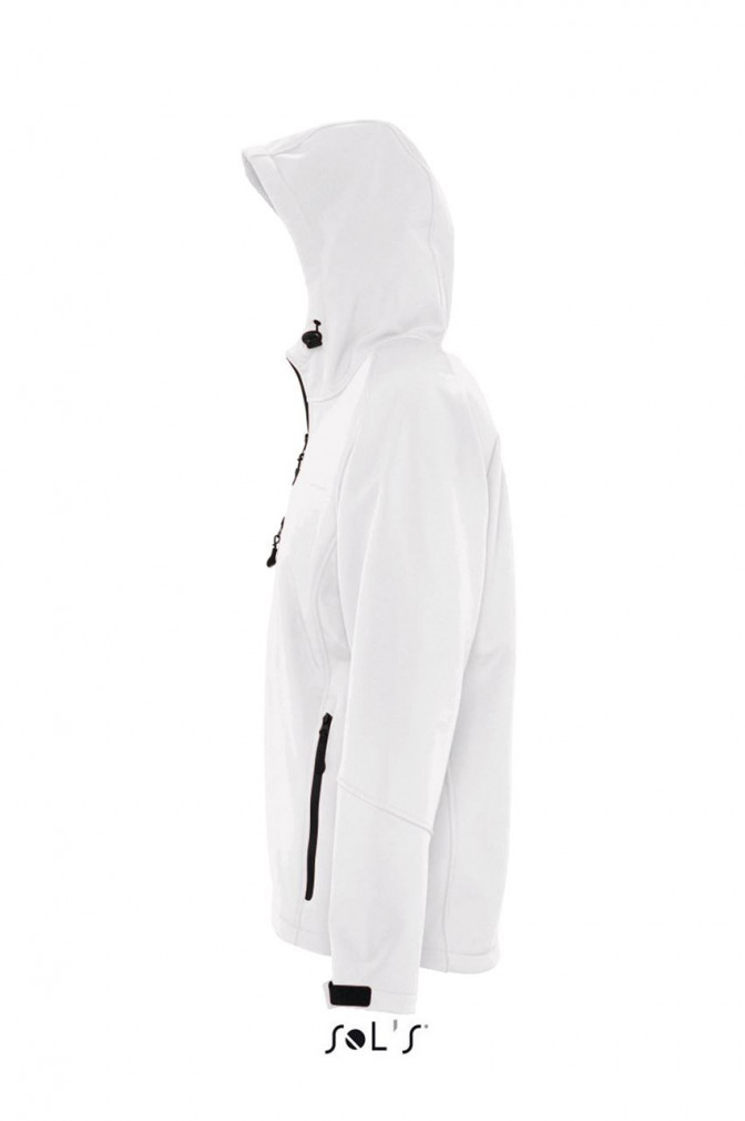 Férfi Softshell SOL'S SO46602 Sol'S Replay Men - Hooded Softshell -S, White