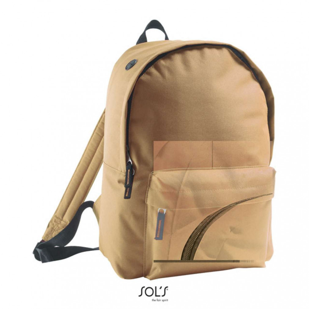 Uniszex hátizsák SOL'S SO70100 Sol'S Rider - 600D polyester Rucksack -Egy méret, Dune