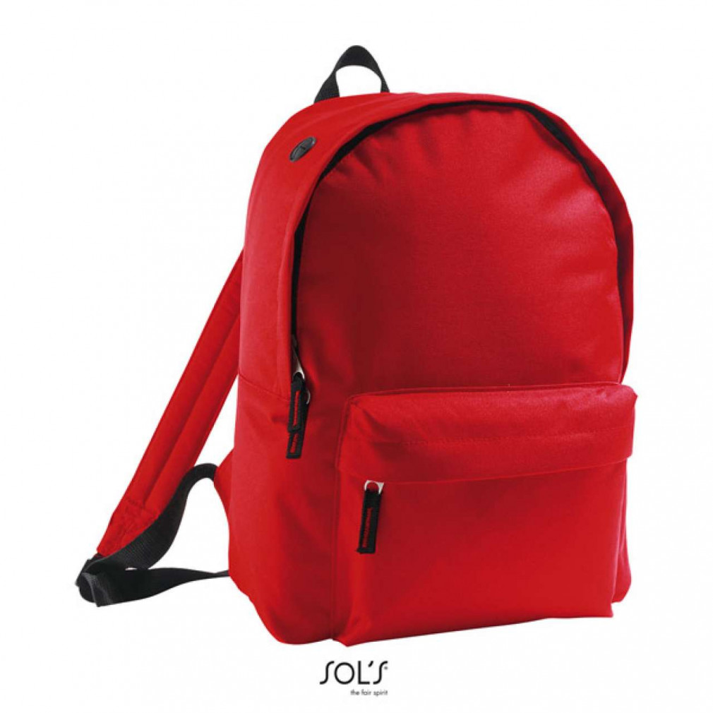 Uniszex hátizsák SOL'S SO70100 Sol'S Rider - 600D polyester Rucksack -Egy méret, Red