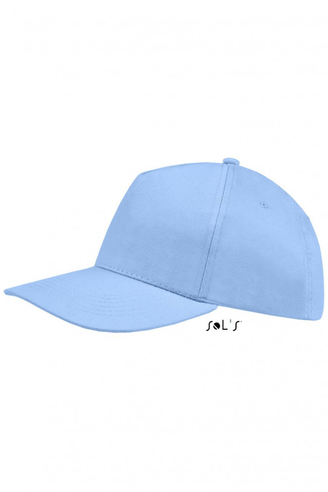 Uniszex sapka SOL'S SO88110 Sol'S Sunny - Five panel Cap -Egy méret, Sky Blue