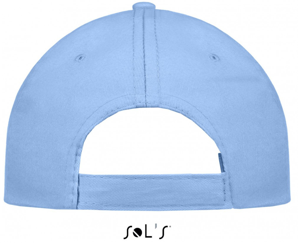 Uniszex sapka SOL'S SO88110 Sol'S Sunny - Five panel Cap -Egy méret, Sky Blue