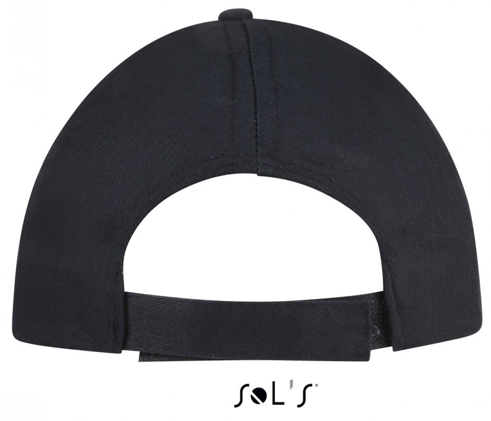 Uniszex sapka SOL'S SO88119 Sol'S Buzz - Five panel Cap -Egy méret, Black