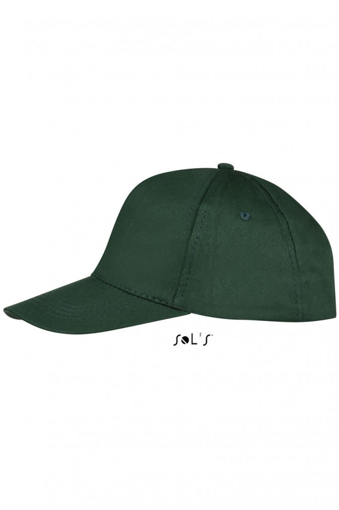 Uniszex sapka SOL'S SO88119 Sol'S Buzz - Five panel Cap -Egy méret, Forest Green