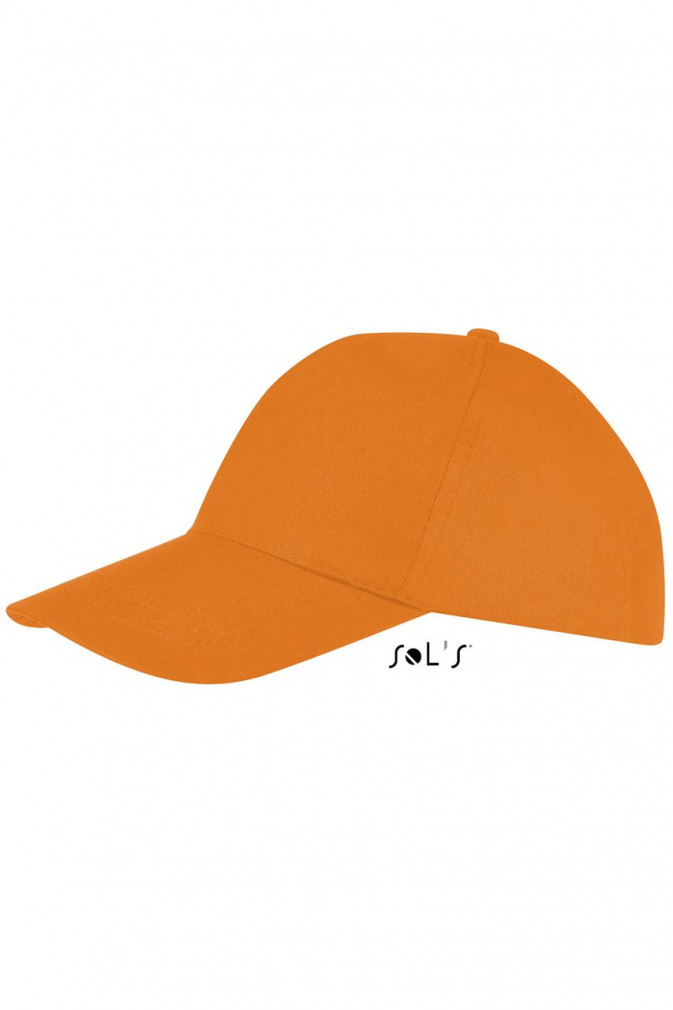 Uniszex sapka SOL'S SO88119 Sol'S Buzz - Five panel Cap -Egy méret, Orange