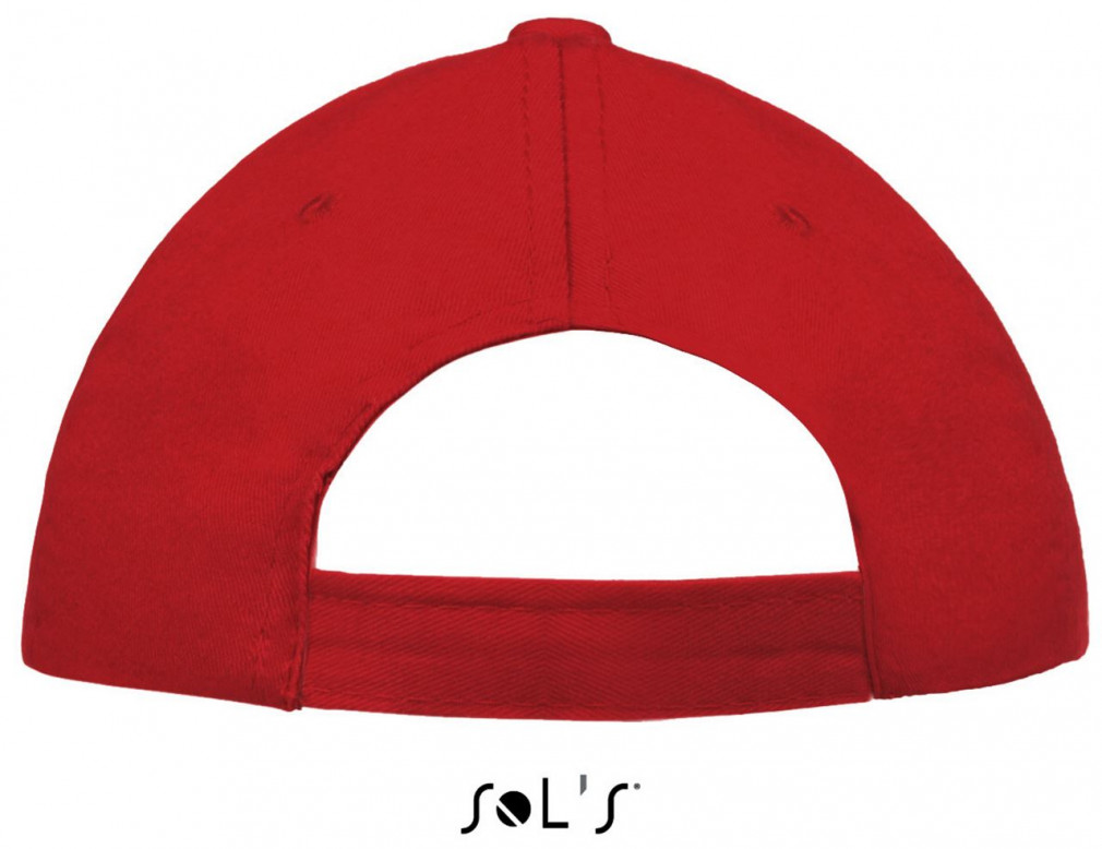 Uniszex sapka SOL'S SO88119 Sol'S Buzz - Five panel Cap -Egy méret, Red