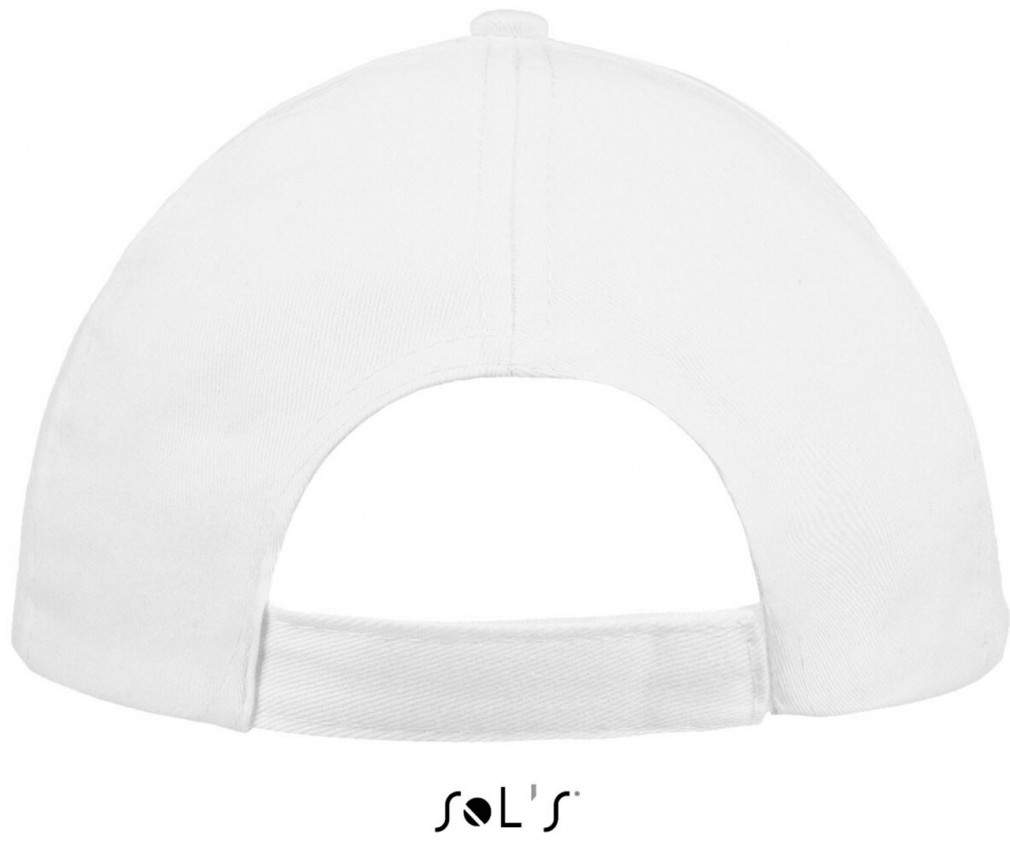 Uniszex sapka SOL'S SO88119 Sol'S Buzz - Five panel Cap -Egy méret, White