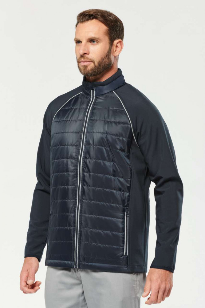 Uniszex kabát Designed To Work WK6147 Dual-Fabric Daytoday Jacket -L, Black/Red