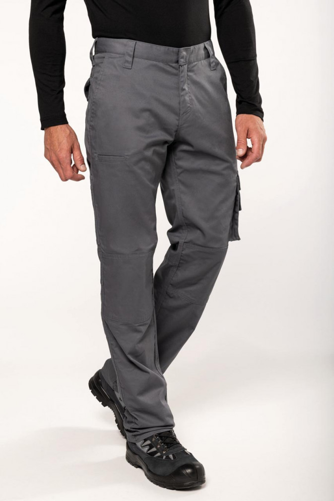 Férfi nadrág Designed To Work WK795 Multi pocket Workwear Trousers -54, Black