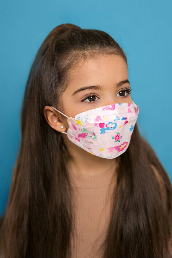 Gyerek ergonomikus FFP2 sell maszk szájmaszk DOC NFW CE 0598