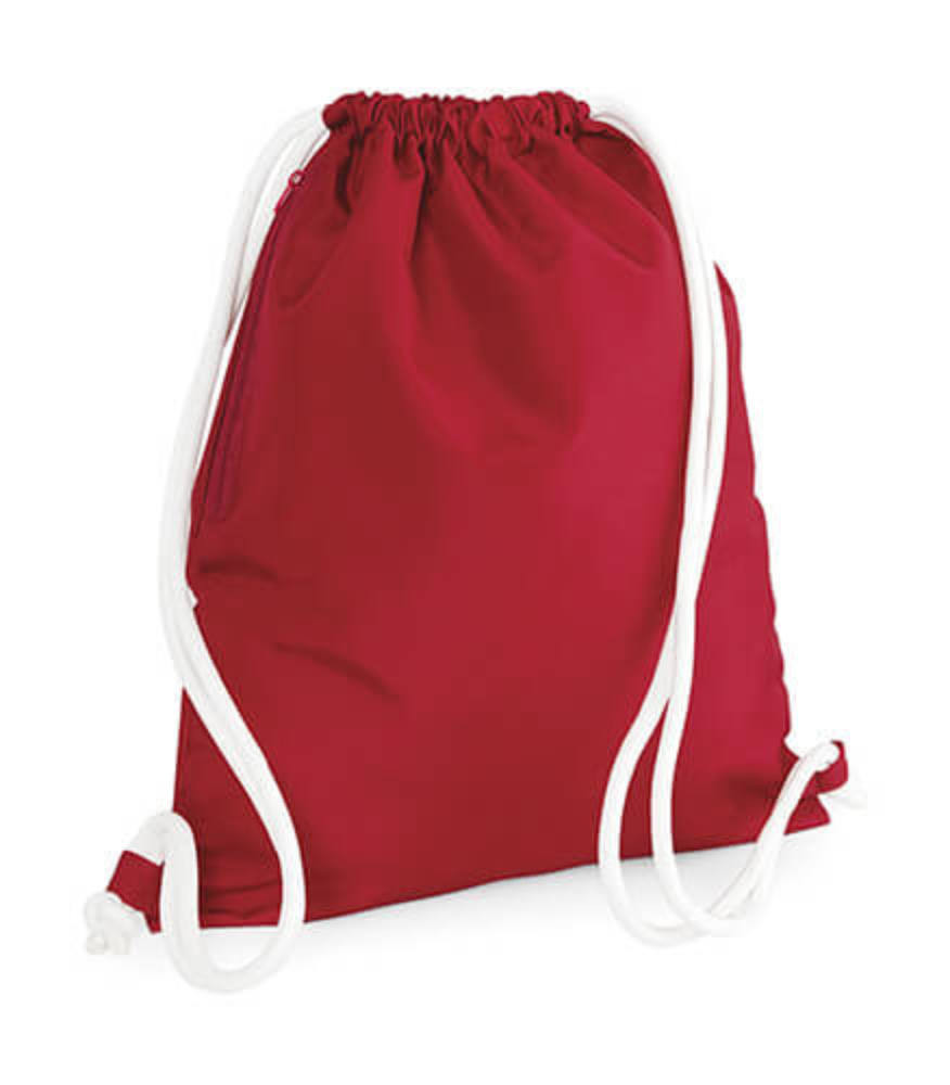 Tornazsák tornatáska Hátizsák Bag Base Icon Gymsac - Egy méret, Piros