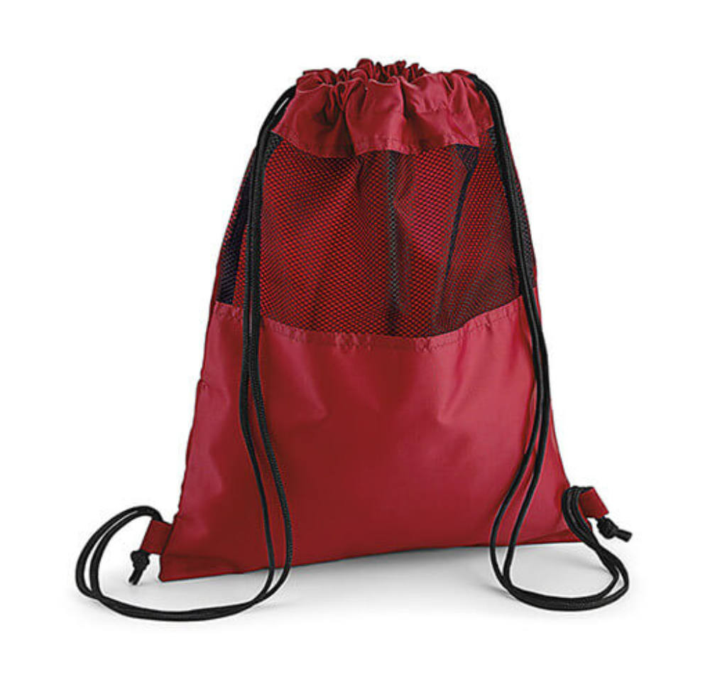 Tornazsák tornatáska Hátizsák Quadra Mesh Gymsac - Egy méret, Piros