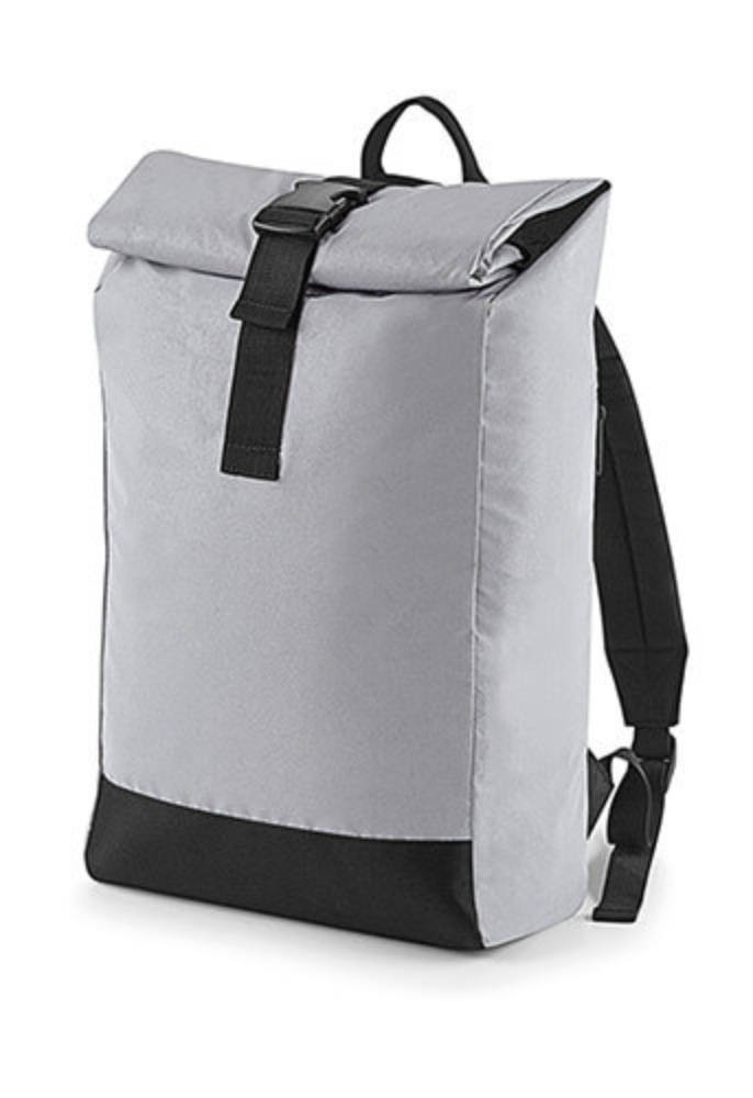 Hátizsák Bag Base Reflective Roll-Top Backpack - Egy méret, Ezüst Reflective