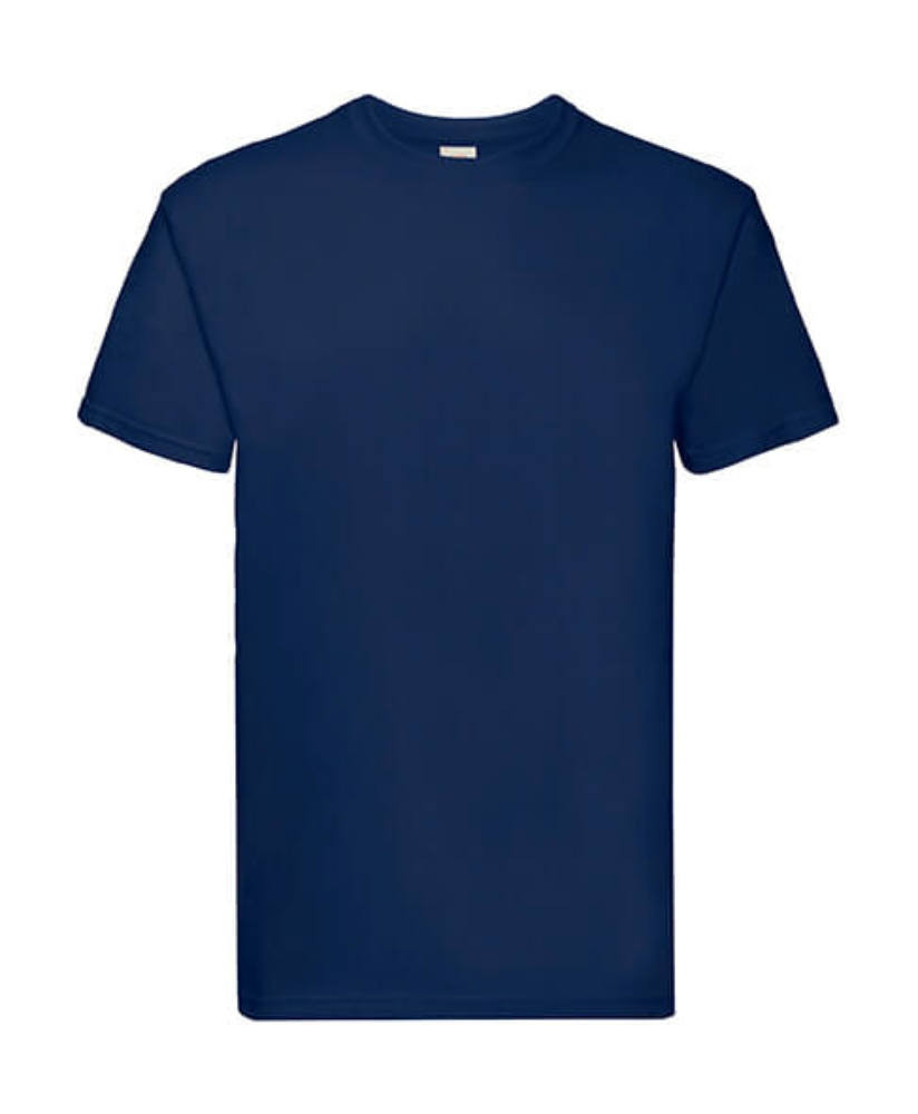 Uniszex póló Rövid ujjú Fruit of the Loom Super Premium Tee - XL, Sötétkék (navy)