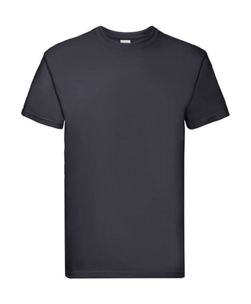 Uniszex póló Rövid ujjú Fruit of the Loom Super Premium Tee - M, Mély sötétkék (navy)