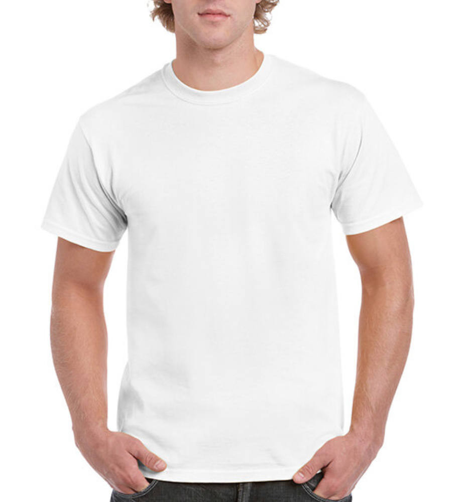 Csomag akciós póló (minimum 3 db) Uniszex póló Rövid ujjú Gildan Ultra Cotton Adult T-Shirt - XL, Fehér