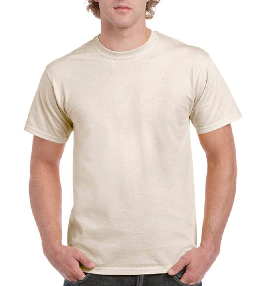 Csomag akciós póló (minimum 3 db) Uniszex póló Rövid ujjú Gildan Ultra Cotton Adult T-Shirt - 2XL, Naturál