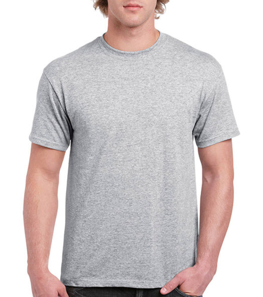 Csomag akciós póló (minimum 3 db) Uniszex póló Rövid ujjú Gildan Ultra Cotton Adult T-Shirt - 2XL, Sportszürke