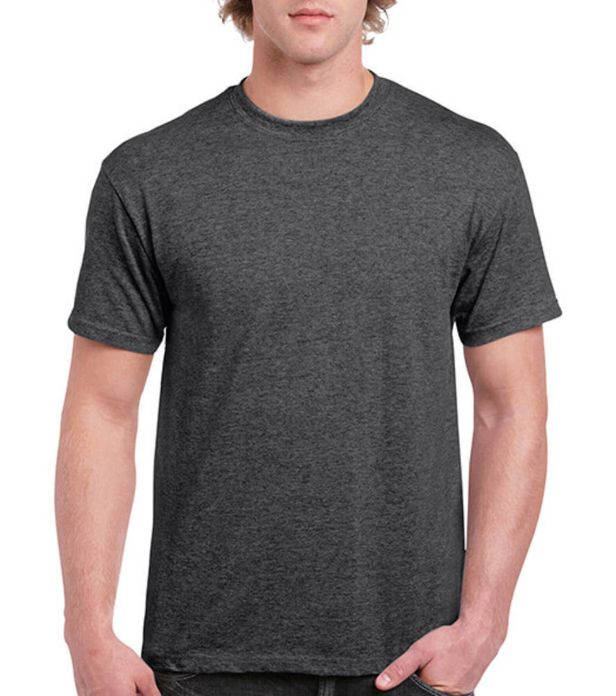 Csomag akciós póló (minimum 3 db) Uniszex póló Rövid ujjú Gildan Ultra Cotton Adult T-Shirt - M, Sötét heather szürke