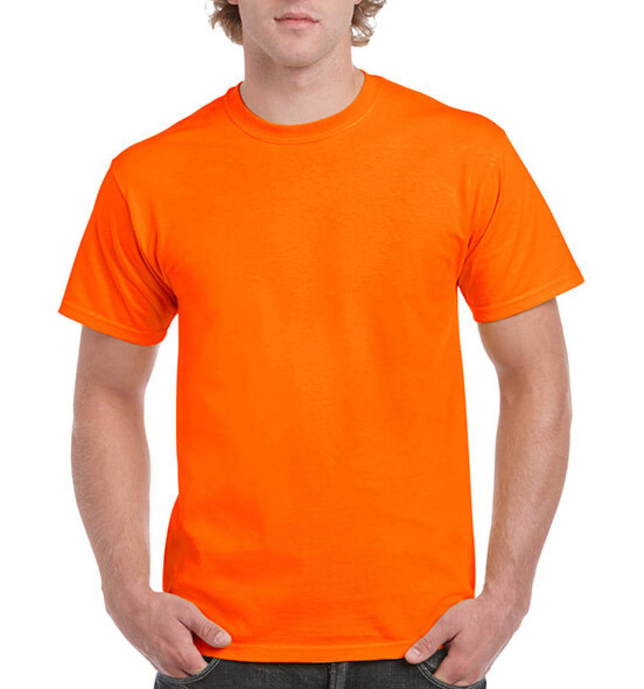 Csomag akciós póló (minimum 3 db) Uniszex póló Rövid ujjú Gildan Ultra Cotton Adult T-Shirt - S, Safety narancssárga