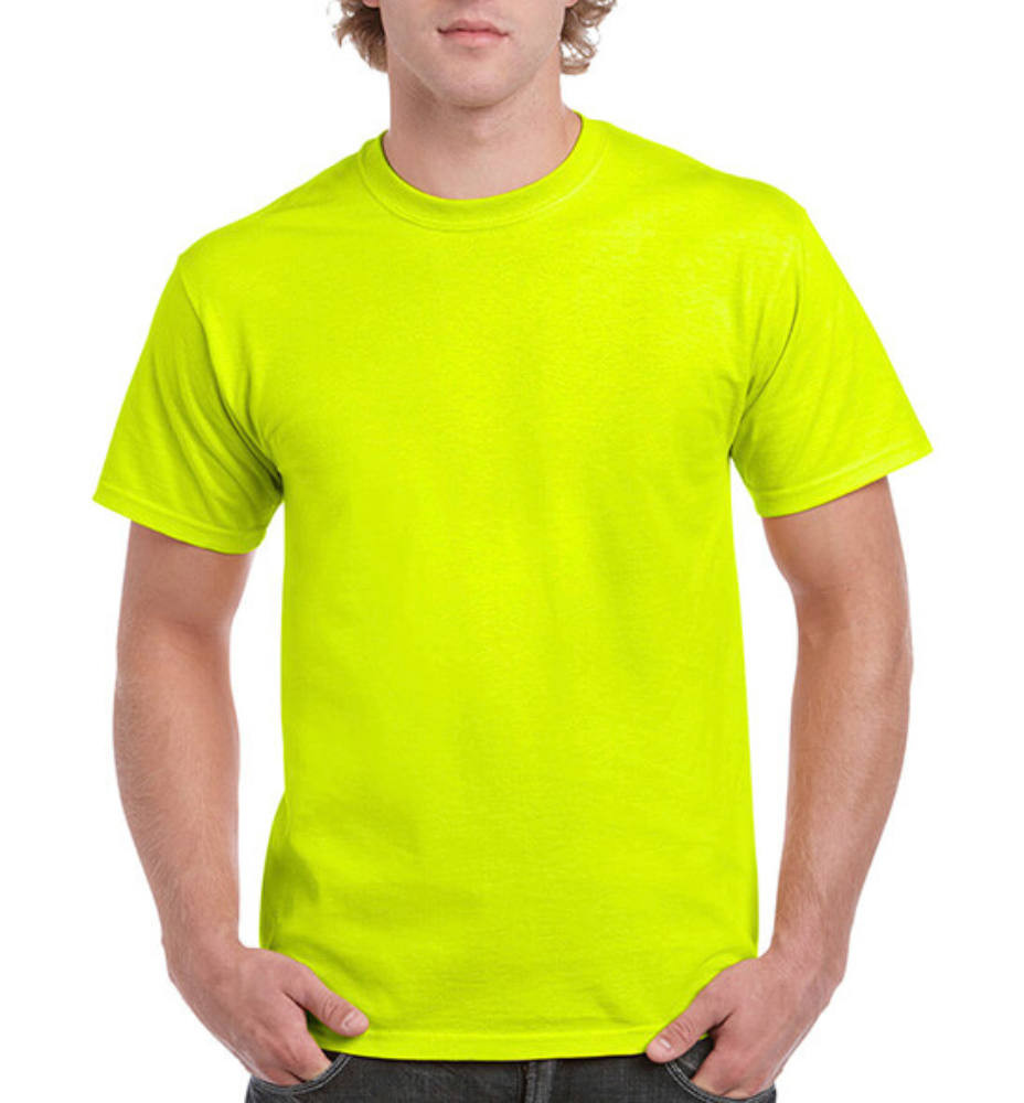 Csomag akciós póló (minimum 3 db) Uniszex póló Rövid ujjú Gildan Ultra Cotton Adult T-Shirt - L, Safety zöld
