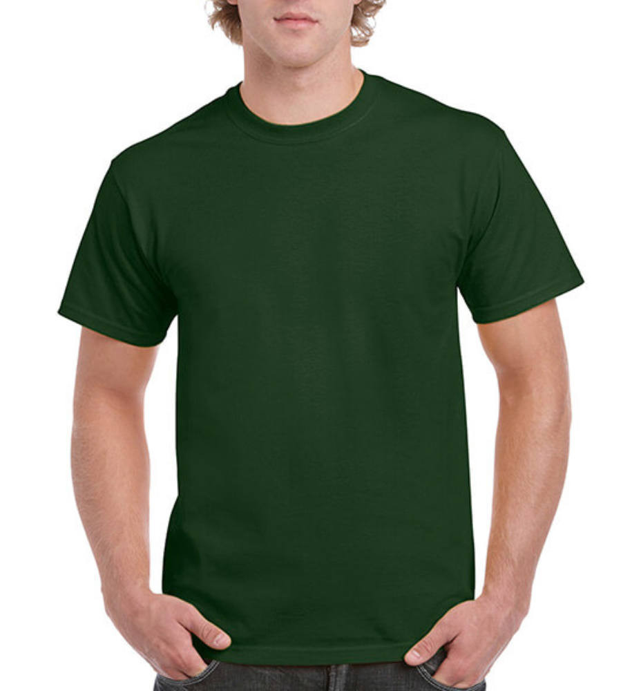 Csomag akciós póló (minimum 3 db) Uniszex póló Rövid ujjú Gildan Ultra Cotton Adult T-Shirt - L, Sötétzöld