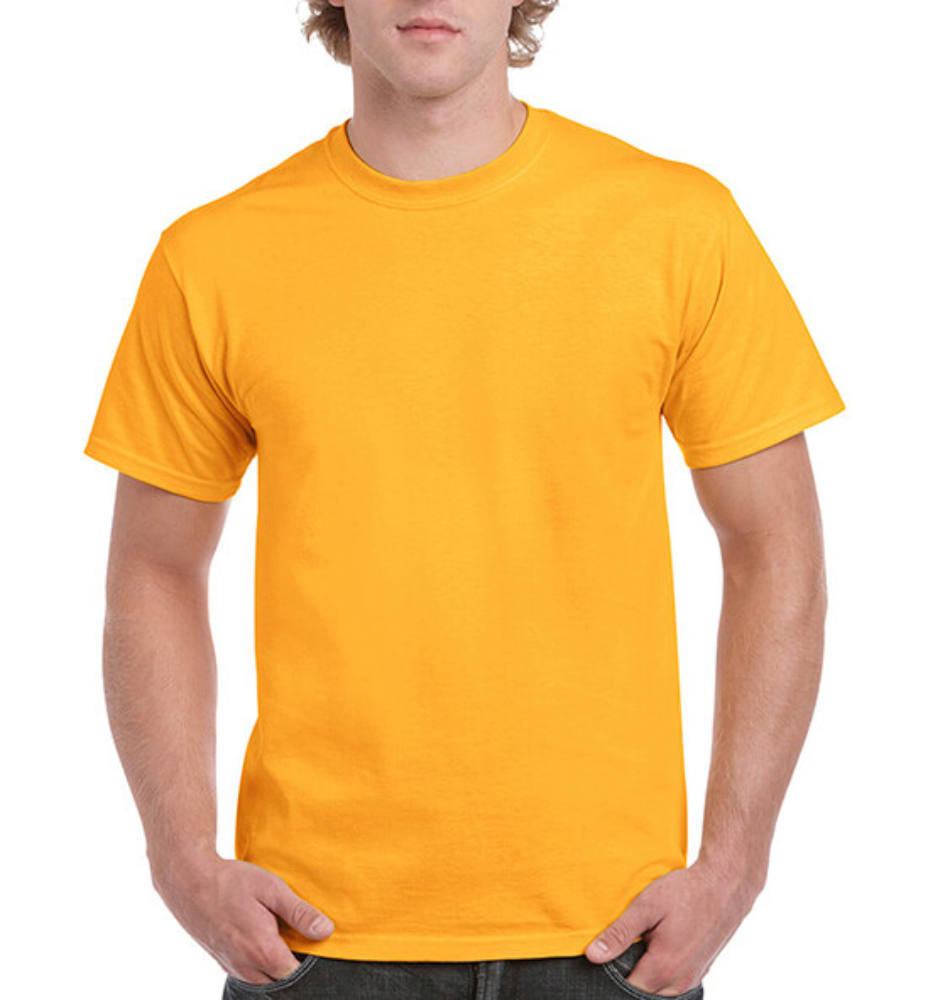 Csomag akciós póló (minimum 3 db) Uniszex póló Rövid ujjú Gildan Ultra Cotton Adult T-Shirt - L, Aranysárga