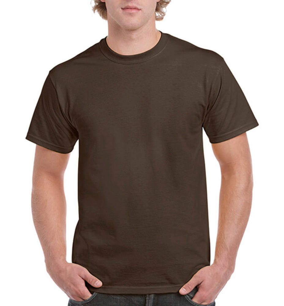 Csomag akciós póló (minimum 3 db) Uniszex póló Rövid ujjú Gildan Ultra Cotton Adult T-Shirt - M, Sötét csokoládébarna